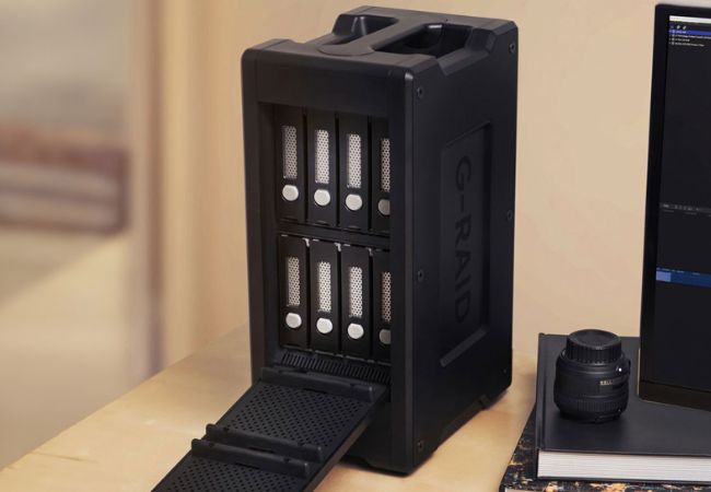 SanDisk Professional G-RAID SHUTTLE 8, a massive capacity built to endure and empower.