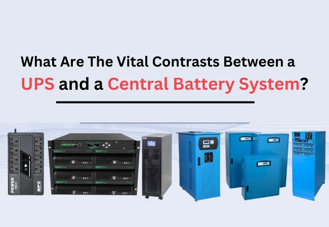What Are The Vital Contrasts Between a UPS and a Central Battery System?